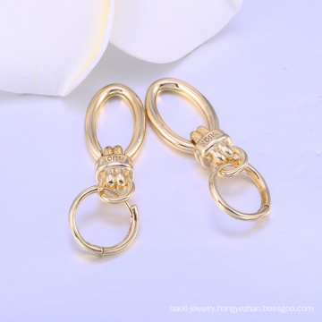 Latest Products 2018 High Quality 14k Gold Cross Earrings